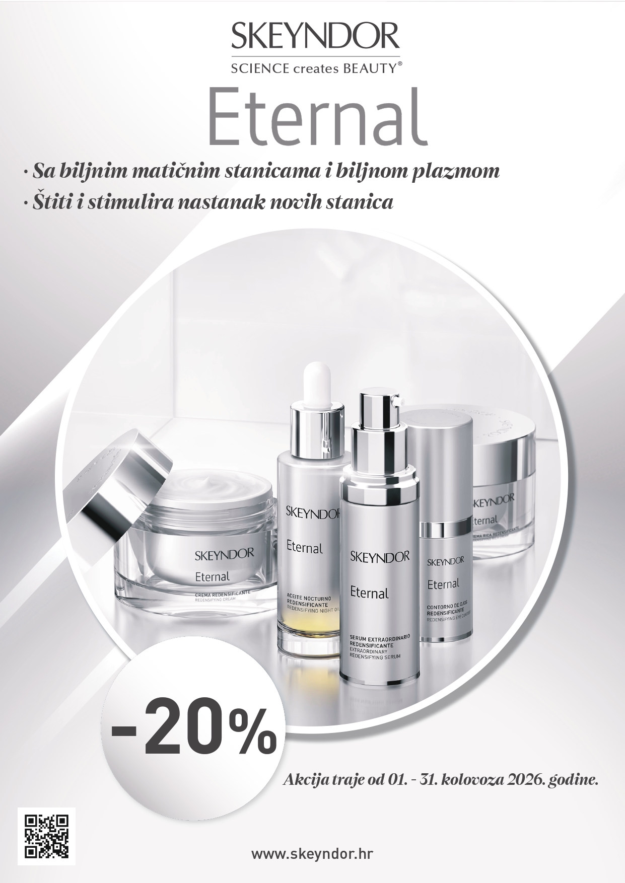 Skeyndor Eternal akcija -20% u Derma Nežić